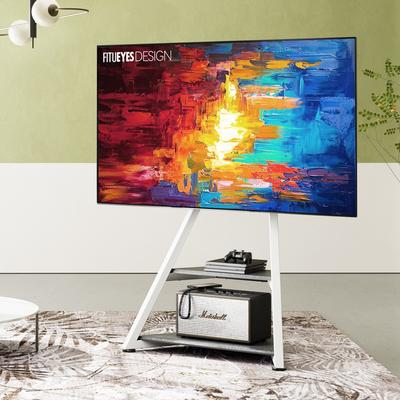 FITUEYES 32-65 Inch Mini Floor TV Stand Corner Modern Entertainment Center