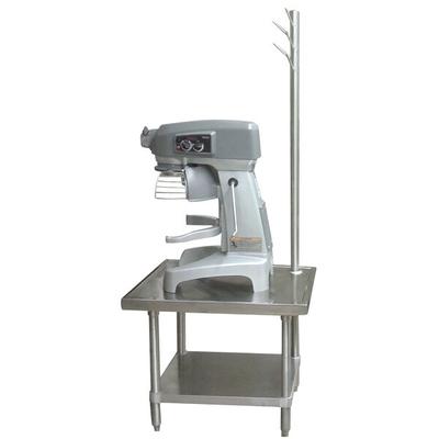 Advance Tabco MX-SS-363 36" x 36" Mixer Table with Utensil Rack and Stainless Steel Undershelf