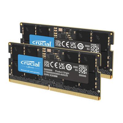 Crucial 64GB DDR5 4800 MHz SO-DIMM Memory Kit (2 x...