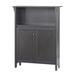 Hawksbury 2-Door Storage Cabinet Storagecabnt by Saint Birch in Espresso