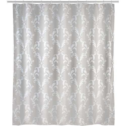 Anti-Schimmel Duschvorhang Baroque, Textil (Polyester), 180 x 200 cm, waschbar, Beige, Polyester