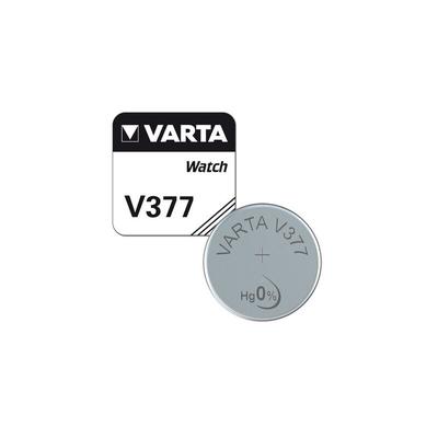 Uhrenbatterie V377 AgO 1,55V - SR626SW - Varta Image