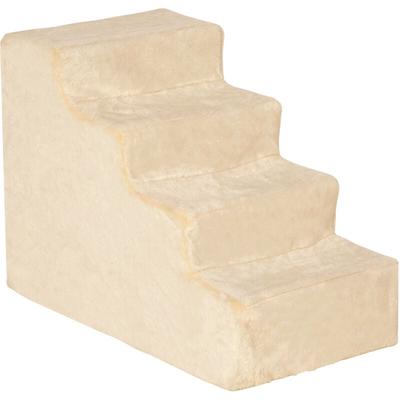 Hundetreppe 4-stufig, 35 cm Katzentreppe für Bett und Sofa, Haustiertreppe für Hunde und Katzen bis Image