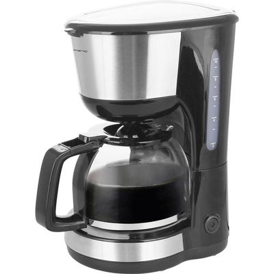 CME-122933 Kaffeemaschine Schwarz, Silber Fassungsvermögen Tassen=12 Glaskanne, Warmhaltefun