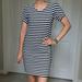 J. Crew Dresses | J Crew Striped Short Sleeve Nautical Dress | Color: Black/White | Size: Xs