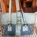 Coach Bags | Coach Medium Sized Satchel Bag. | Color: Blue/Brown | Size: Os