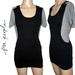 Free People Dresses | Free People Black Stretch Knit Tunic Dress Sz S | Color: Black/Gray | Size: S