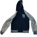 Disney Jackets & Coats | Disneyland 60th Anniversary Sequins Jacket Girls Sz L | Color: Blue | Size: Lg
