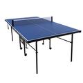 7FT Table Tennis Table Outdoor Indoor Folding Ping Pong Table 206 x 114.5 x 76 cm with Table Tennis Rackets and Net Easy to Assemble for Children/Kids‘s Gift