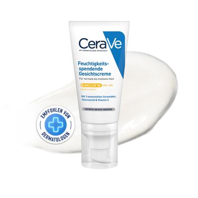Cerave feuchtigkeitsspendende Gesichtscreme SPF 50 52 ml Creme Image