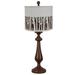 Canora Grey Candlestick Forest Tree Shade Table Lamp Fabric in Brown | 26.5 H x 12 W x 12 D in | Wayfair AB3DCF37A282478F88671870FA579E4C