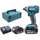 Visseuse à chocs MAKITA DTD152RMJ - 18V Li-Ion 4.0 Ah 165 Nm - 2 batteries - Chargeur - Coffret