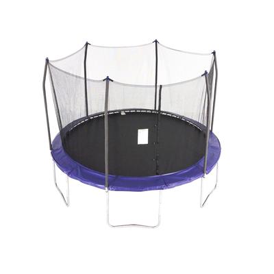 Skywalker Trampolines 12 Foot Round Outdoor Trampoline with Enclosure, Blue - 144 x 144 x 108 inches