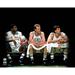 "Robert Parish Larry Bird and Kevin McHale Boston Celtics Unsigned Garden 1991 Photograph"