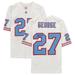 Eddie George White Houston Oilers Autographed Mitchell & Ness Replica Jersey