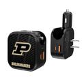 Purdue Boilermakers Team Logo Dual Port USB Car & Home Charger