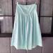 J. Crew Swim | J Crew Dress (Or Cover-Up), Very Light Aqua Color, Pleated Bust And Lace Border | Color: Blue/Green | Size: M