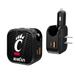 Cincinnati Bearcats Team Logo Dual Port USB Car & Home Charger