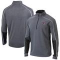 Men's Columbia Gray/Black South Carolina Gamecocks Omni-Wick Shotgun 2.0 Quarter-Zip Pullover Top