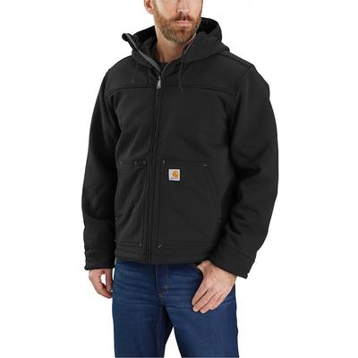 Carhartt Men's Super Dux Relaxed Sherpa-Lined Jacket (Size XXL) Black, Nylon,Elastine