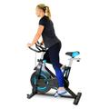 Vélo Spinning spinner - Exercice bike avec roue d'inertie 6Kg - Cardio et Fitness training - Noir