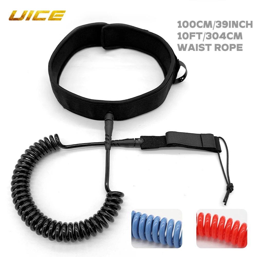 SUP Board Planche de Surf électrique Hydroptère Planche de Surf Corde de Taille Laisse de Surf 10FT pour Sports Nautiques Planche de Surf Hydrofoil Corde de Taille