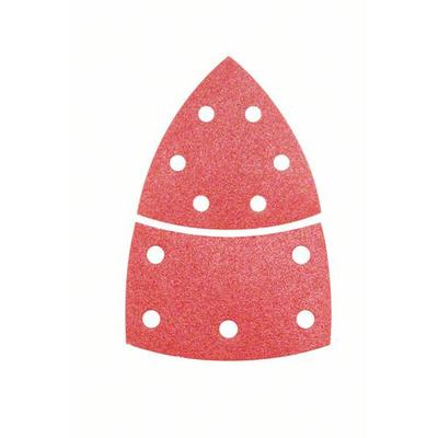 Accessories 2608607408 Multischleifpapier mit Klett, gelocht Körnung (num) 80 (l x b) 102 mm - Bosch Image