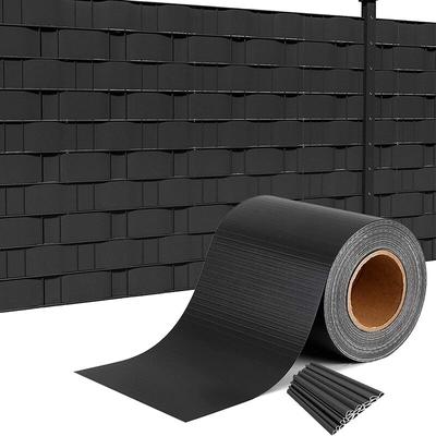 Uisebrt - pvc Sichtschutzstreifen für Doppelstabmatten Zaun Stabmattenzaun Sichtschutz Zaunfolie Image