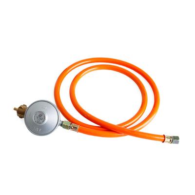Gas-Anschluss-Set 50 mbar Gasdruckminderer Gasschlauch 1,5 m - Paella World Image