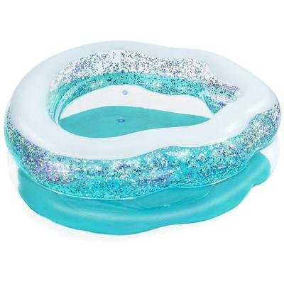 Bestway - Aufblasbare Schwimmbadschale 2 Ringe mit Glitter 52489