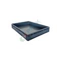 Pack Services - Cassa in pp alimentare, 45 Lt, 80 x 60 x 12 cm - Grigio Chiaro