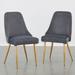 Franz Velvet Dining Chair Set of 2