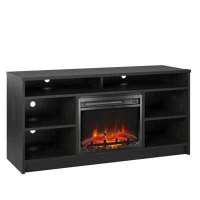Ameriwood Home Hickory Hill 55" TV Stand with Electric Fireplace
