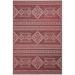 Red/White 168 x 120 W in Area Rug - Foundry Select Anazia Southwestern Machine Woven Area Rug Chenille | 168 H x 120 W in | Wayfair