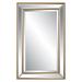 Everly Quinn Beveled Wall Mirror, Wood in Yellow | 32 H x 20 W x 1.5 D in | Wayfair FE5382D4B1C94709B353271AEDF7498C