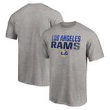 Men's Fanatics Branded Heathered Gray Los Angeles Rams Big & Tall Fade Out Team T-Shirt