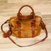 Dooney & Bourke Bags | Dooney & Bourke Florentine Leather Mini Domed Buckle Satchel | Color: Brown/Tan | Size: Os