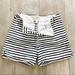 J. Crew Shorts | J.Crew Black & White Striped Shorts | Size 00/24 | Color: Black/White | Size: 00