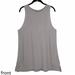 The North Face Tops | New The North Face Emerine Muscle Tank Top Size Xl Grey Stripes Gym Hiking | Color: Gray | Size: Xl