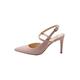 faina Damen Slingback-Pumps aus Leder, Rosa, 40 EU