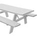 Gracie Oaks Vinyl Picnic Fited Tableclth Rectangle 3 Pcs 30 X 96 Inch Burgundy Plastic/Vinyl in Gray | 60 W x 30 D in | Wayfair