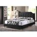 House of Hampton® Taurus Tufted Upholstered Platform Bed Metal in Black | 47.44 H x 80.51 W x 88.58 D in | Wayfair 86845298790F4ABC8630F5CEF7C1FA8C
