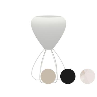 Vondom »PAL« Planter Outdoor Pflanzengefäß Black / Lackiert Hochglanz Image