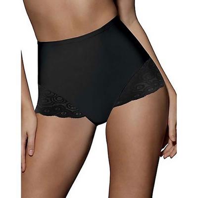 Bali Women's Shaping Brief With Lace 2-Pack (Size M) Black, Nylon,Spandex