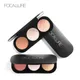 Focallure-Palette de maquillage 3 en 1 blush et surligneur pour le visage poudre bronzante