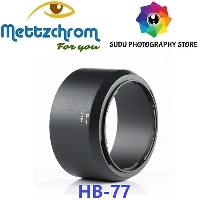 Mettzchrom-pare-soleil de caméra pour Nikon DX NIKKOR f/4.5-6.3G 70-300mm ED VR HB77 HB 77