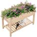Yaheetech 2 Tiers Raised Garden Bed Planter Box for Herbs