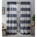 ATI Home Darma Sheer Linen Rod Pocket Curtain Panel Pair