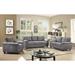 Gallant 78 in. W Flared Arm Faux Leather Straight Sofa - 33"L x 78"W x 35"H