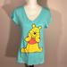 Disney Tops | Disney’s Winnie The Pooh Graphic T-Shirt | Color: Blue/Yellow | Size: L